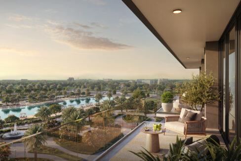 Riverton House - balcony view